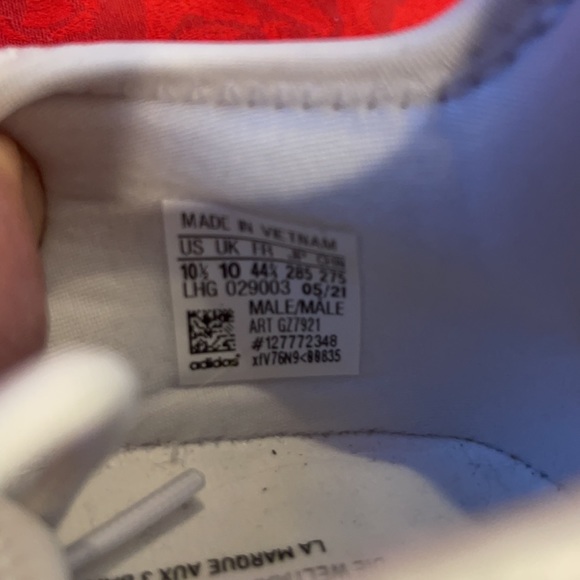 Adidas NMD R1 brand new with tags white W black and white cow pattern souls 10.5 - Picture 8 of 12